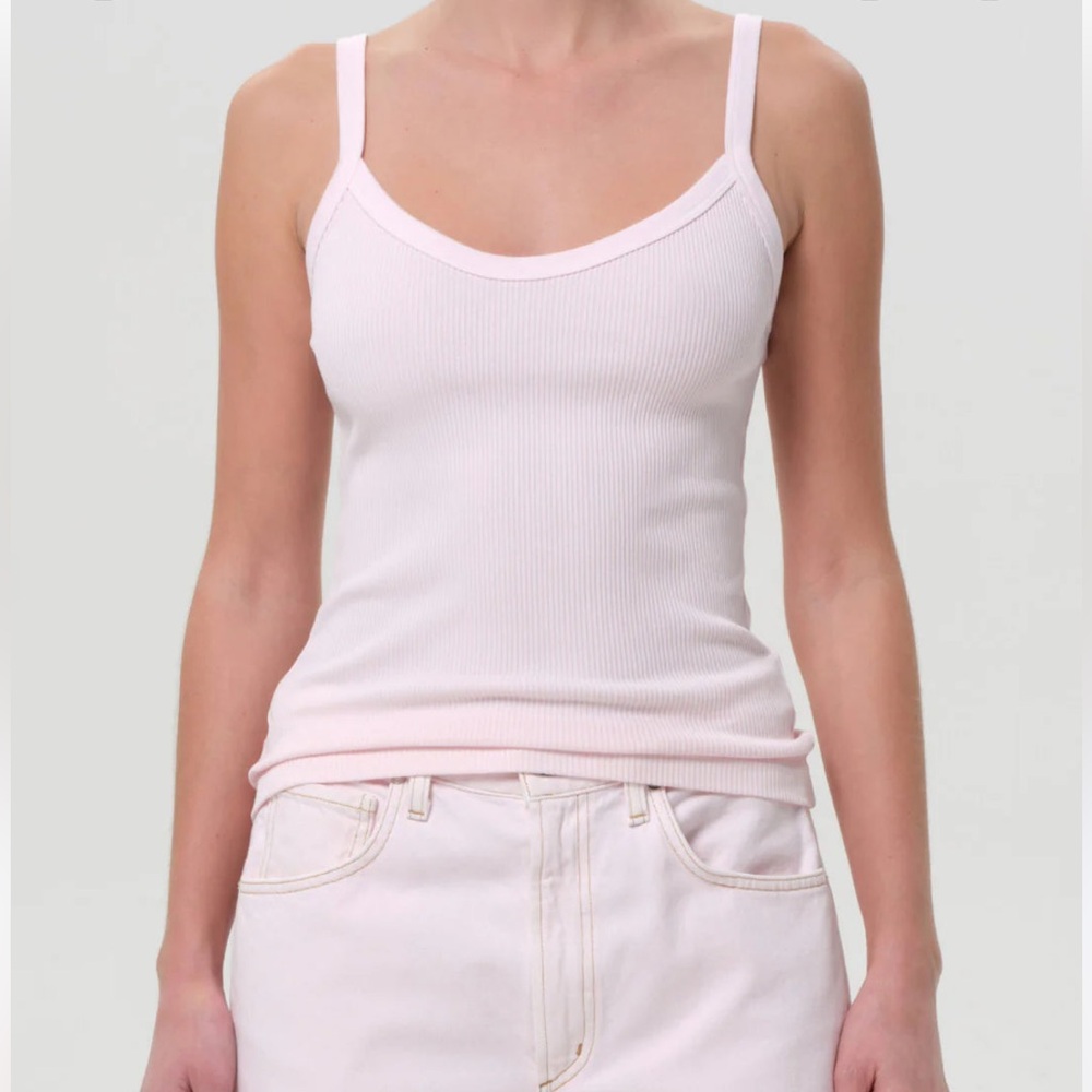 Agolde jordan tank in Pink NWT